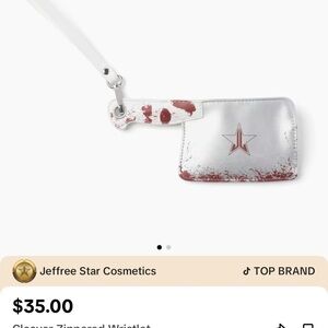 Jeffree Star Cosmetics White Wristlet
